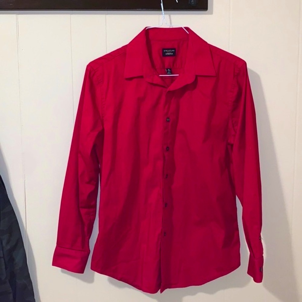 Men’s Structure Slim Fit Button Down
